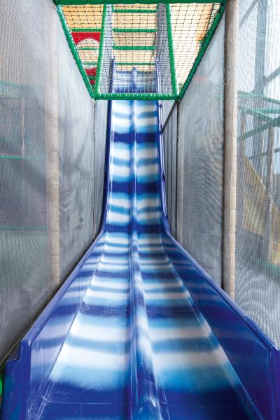 Kamikaze Steil-Rutsche